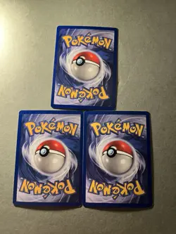 Pokemon TCG Tentacool Lot of 3 56/62 Fossil Set Vintage 1999 Non Holo Wotc Nm - Image 2