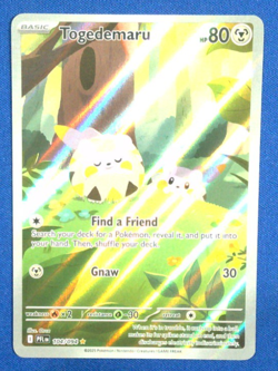 Togedemaru 104/094 Pokemon Mega Evolution Phantasmal Flames Illustration Rare - Image 1