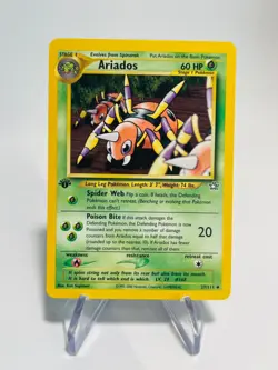 ARIADOS 2000 Pokemon Neo Genesis 1st EDITION Uncommon POKEMON 27/111 - Image 1