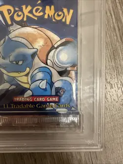 Pokemon Base Set Shadowless Blastoise Art Authentic Sealed Booster Pack PSA 10 - Image 5