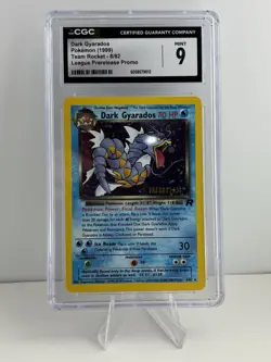 Dark Gyarados Team Rocket Holo 8/82 Prerelease Promo Pokemon CGC Grade 9.0 MINT - Image 1