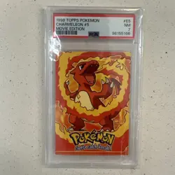 1999 TOPPS POKEMON THE MOVIE EDT FOIL #E5 CHARMELEON #5 PSA 7 - Image 1