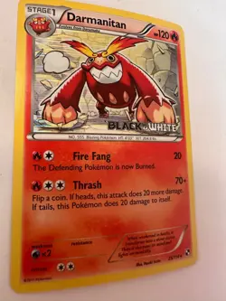 Pokemon Darmanitan Prerelease Promo Holo Black & White 25/114 NM LP+ - Image 2
