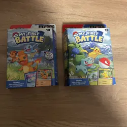 Pokemon MY FIRST BATTLE - BULBASAUR vs PIKACHU + CHARMANDER vs SQUIRTLE English - Image 1