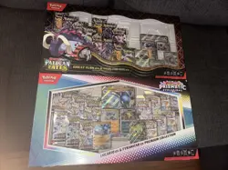 Pokemon TCG Great Tusk And Lucario Ex Premium Collection Box - Lot Of 2 - Image 1