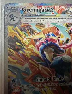 2024 POKEMON GRENINJA EX TWILIGHT MASQUERADE SPECIAL ILLUSTRATION #214/167! MINT - Image 2