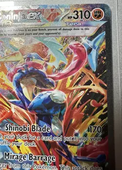 2024 POKEMON GRENINJA EX TWILIGHT MASQUERADE SPECIAL ILLUSTRATION #214/167! MINT - Image 3