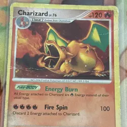 Pokemon TCG Charizard 103/100 Secret Rare Stormfront - Image 1