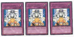 3x Urgent Tuning - DP08-EN027 - Rare - 1st Edition - Lightly Played x3 - Image 1