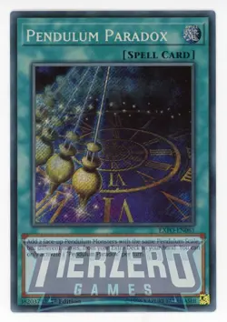 Yugioh Pendulum Paradox EXFO-EN061 Secret Rare 1st Edition NM/LP - Image 1