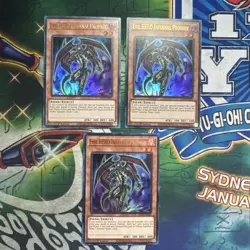 Yugioh! Evil HERO Infernal Prodigy LDS3-EN024 x3 Playset Ultra Rare 1st Ed NM - Image 1