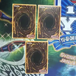 Yugioh! Evil HERO Infernal Prodigy LDS3-EN024 x3 Playset Ultra Rare 1st Ed NM - Image 2