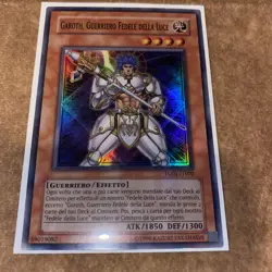 YuGiOh Garoth, Lightsworn Warrior TU01-IT002 Unlimited Super Rare VLP - Image 1