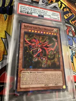 GEM MINT 10 YU-GI-OH! Slifer the Sky Dragon (Mosaic Rare) BP02-EN127 POP 14 - Image 2