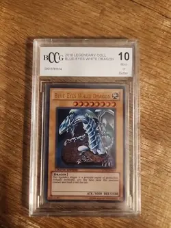 2010 Legendary Collection Blue-Eyes White Dragon Limited Edition Graded BCCG 10 - Image 1