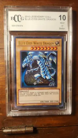 2010 Legendary Collection Blue-Eyes White Dragon Limited Edition Graded BCCG 10 - Image 2