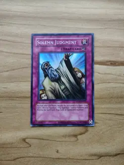 Yu-Gi-Oh - Solemn Judgment - Super Rare / Holo - RP01-EN045 - Image 1