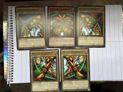 LDK2-ENY04 Set of 5 Exodia the Forbidden/Yu-Gi-Oh! Card - Image 1