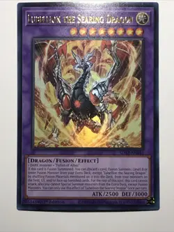 Yu-Gi-Oh Card - SDAZ-EN042 - LUBELLION THE SEARING DRAGON (ultra rare holo) - Image 1
