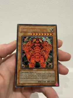 The Creator EEN-ENSE2 Yu-Gi-Oh! Card Secret Rare Limited Edition Near Mint + - Image 1