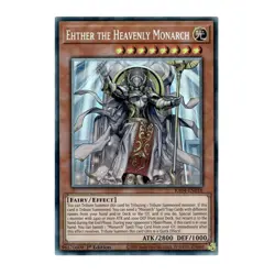 Yu-Gi-Oh! Ehther the Heavenly Monarch (Platinum Secret Rare) - Quarter Century S - Image 1