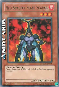 NEO-SPACIAN FLARE SCARAB • Comune • LCGX EN018 • Unl • YUGIOH! • ANDYCARDS - Image 1