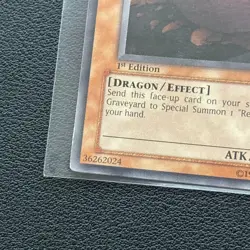 Red-Eyes B. Chick YuGiOh 1st Edition Trading Card SD1-EN007 - Image 4