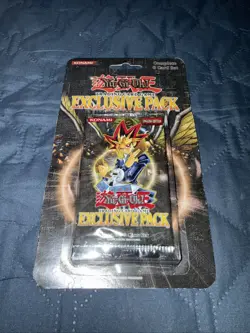 NEW 1996 Yugioh "Exclusive Pack" - Factory Sealed Blister Pack - Image 1