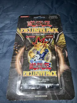 NEW 1996 Yugioh "Exclusive Pack" - Factory Sealed Blister Pack - Image 4