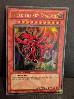 Slifer the Sky Dragon [Limited Edition] YGLD-ENG01 YuGiOh Yugi's Legendary Decks - Image 1