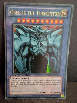 Obelisk the Tormentor [Limited Edition] YGLD-ENG02 YuGiOh Yugi's Legendary Decks - Image 1