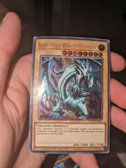 CT14-EN002 Blue-Eyes White Dragon Secret Rare Limited Edition hp Yugioh Card - Image 1