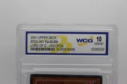 2001 Yu-Gi-Oh Lord Of D Holofoil - WCG 10 GEM-MT *SUPER RARE* - Image 2