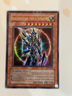 Yugioh, Black Luster Soldier Envoy of the Beginning IOC-025, Ultra Rare, LP - Image 1