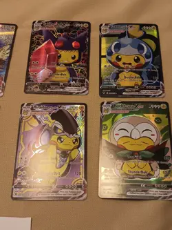 8 Pikachu Pokemon Card Holo GX VSTAR VMAX GX EX Cosplay Art - Image 3