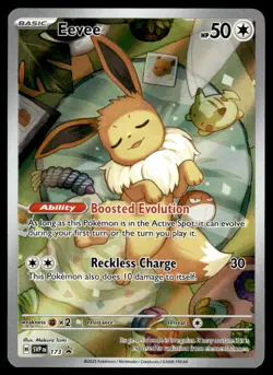 Pokemon TCG SV: Scarlet & Violet Promo Cards #173 Eevee NM - Image 1