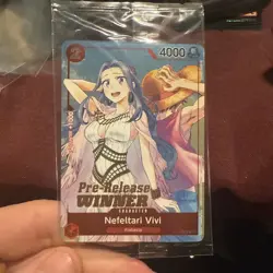 Nefeltari Vivi (OP03 PreRelease Tournament) [Winner] One Piece Promo Card SEALED - Image 1