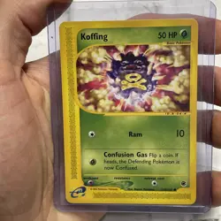 Pokemon TCG - KOFFING - 114/165 - E-Card Series: Expedition 2002 - NM Near Mint - Image 1