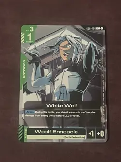 White Wolf - C GD02-106 - Gundam Card Game - Participant Promo TCG - Image 1