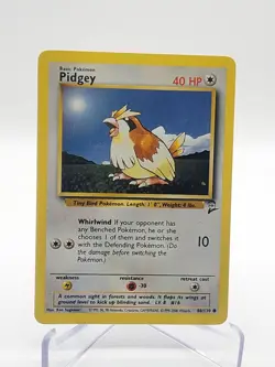Pidgey Base Set 2 - 86/130 - Common - Pokemon Card Game Tcg- Unlimited - 2000 - Image 1