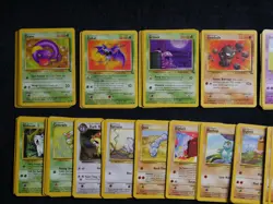 Vintage! Wotc! Pokemon Common & Uncommon Lot of 130 Cards! BS/J/F/R! NM-MP! - Image 2