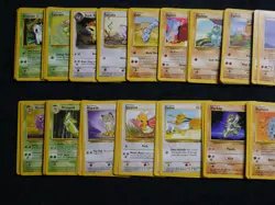 Vintage! Wotc! Pokemon Common & Uncommon Lot of 130 Cards! BS/J/F/R! NM-MP! - Image 4