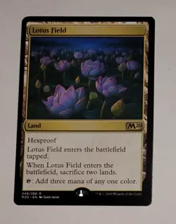 Lotus Field Regular 249/280 Rare Magic The Gathering Card MTG TCG 2019 - Image 1