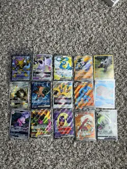 Pokemon TCG 15 Card Lot of Full Arts Various Sets (Eng + Japanese) NM - Image 1