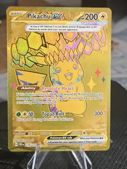 Pokemon TCG Pikachu EX Hyper Rare Card 179/131 Prismatic Evolutions NM/Mint - Image 1