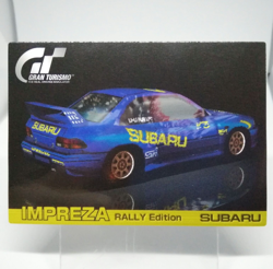 150 Impreza RALLY Edition SUBARU Gran Turismo Hint Card Collection RETRO GAME - Image 1
