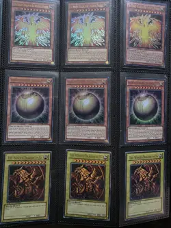 Yugioh Egyptian God Card Bundle Obelisk Slifer Ra Multiple Sets See Pictures - Image 2