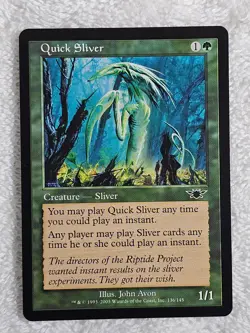 MTG Quick Sliver - Legions (LGN) #136 2003 Magic the Gathering Card Near Mint - Image 1