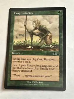 Crop Rotation X1 Urza’s Legacy Ex Condition See Front/back Pics - Image 1
