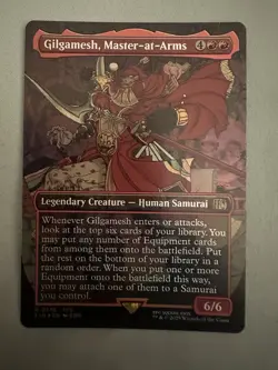 Gilgamesh, Master-at-Arms (Borderless) Final Fantasy Foil - Image 1
